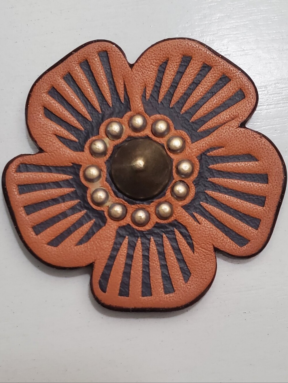 Coach Replacement Tea Rose in Orange   💥Rare Color💥 - Picture 4 of 5